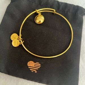 Alex and Ani Gold Charm Bracelet